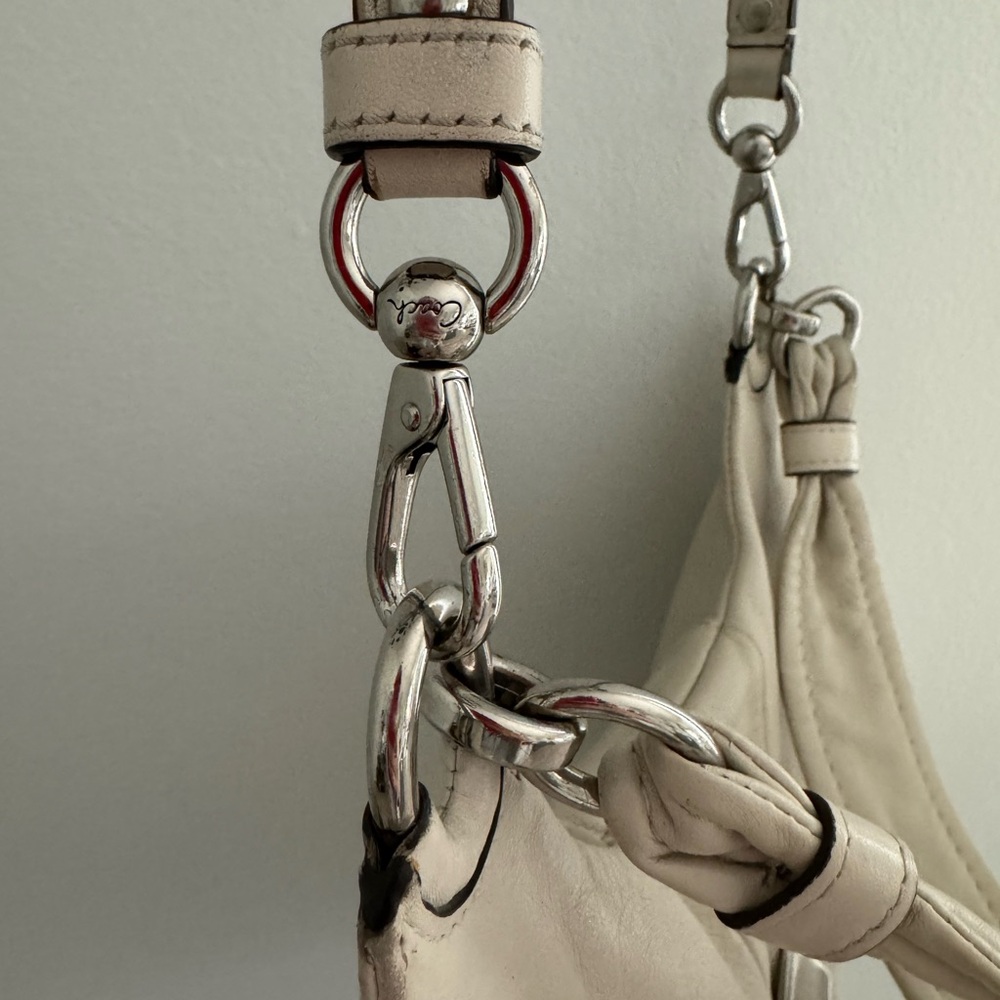 Coach Kristin convertible cream leather shoulder bag - Picture 5 of 11